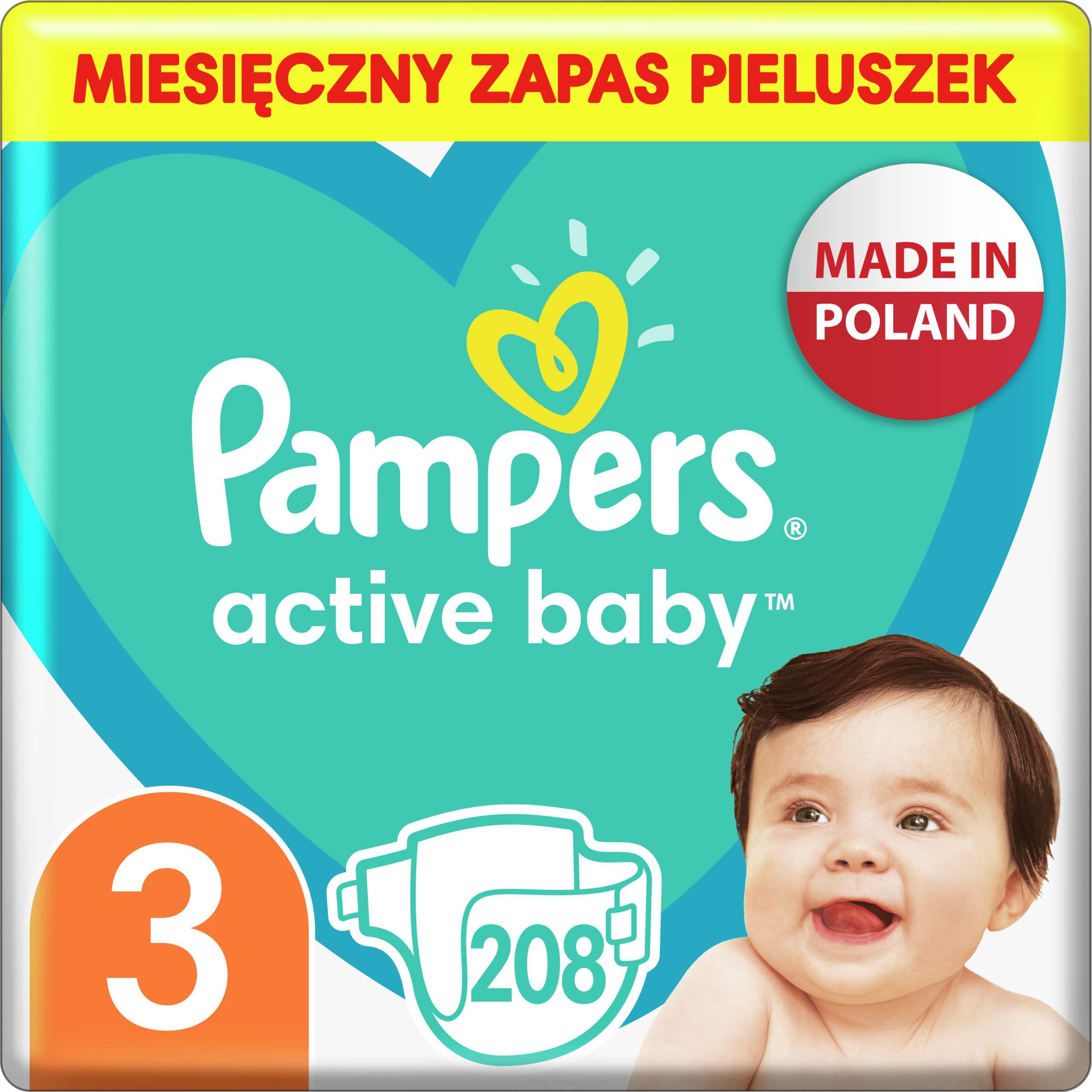 pieluszki jednorazowe pampers active baby 3