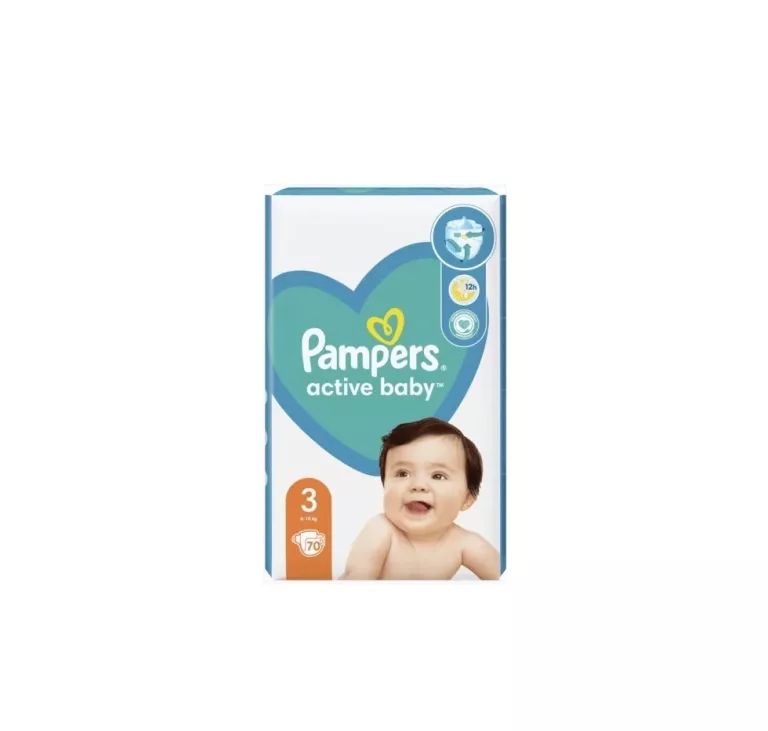 pampers active baby 3 70 szt