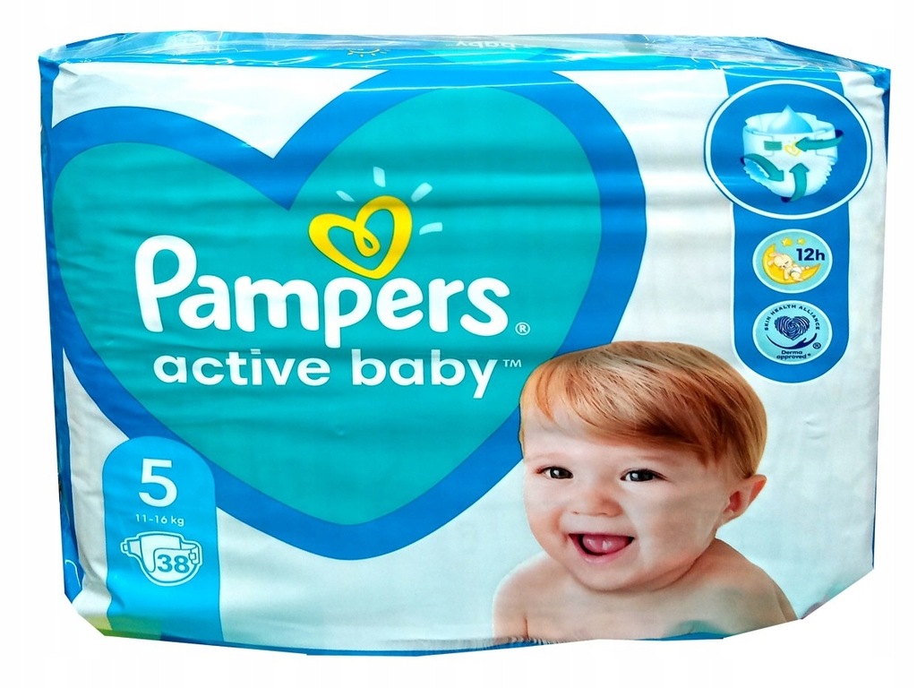 pieluchy pampers 5 allegro