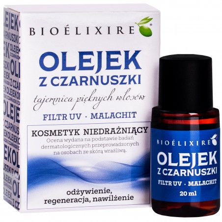 olejek z czarnuszki do włosów bioelixire 5.99