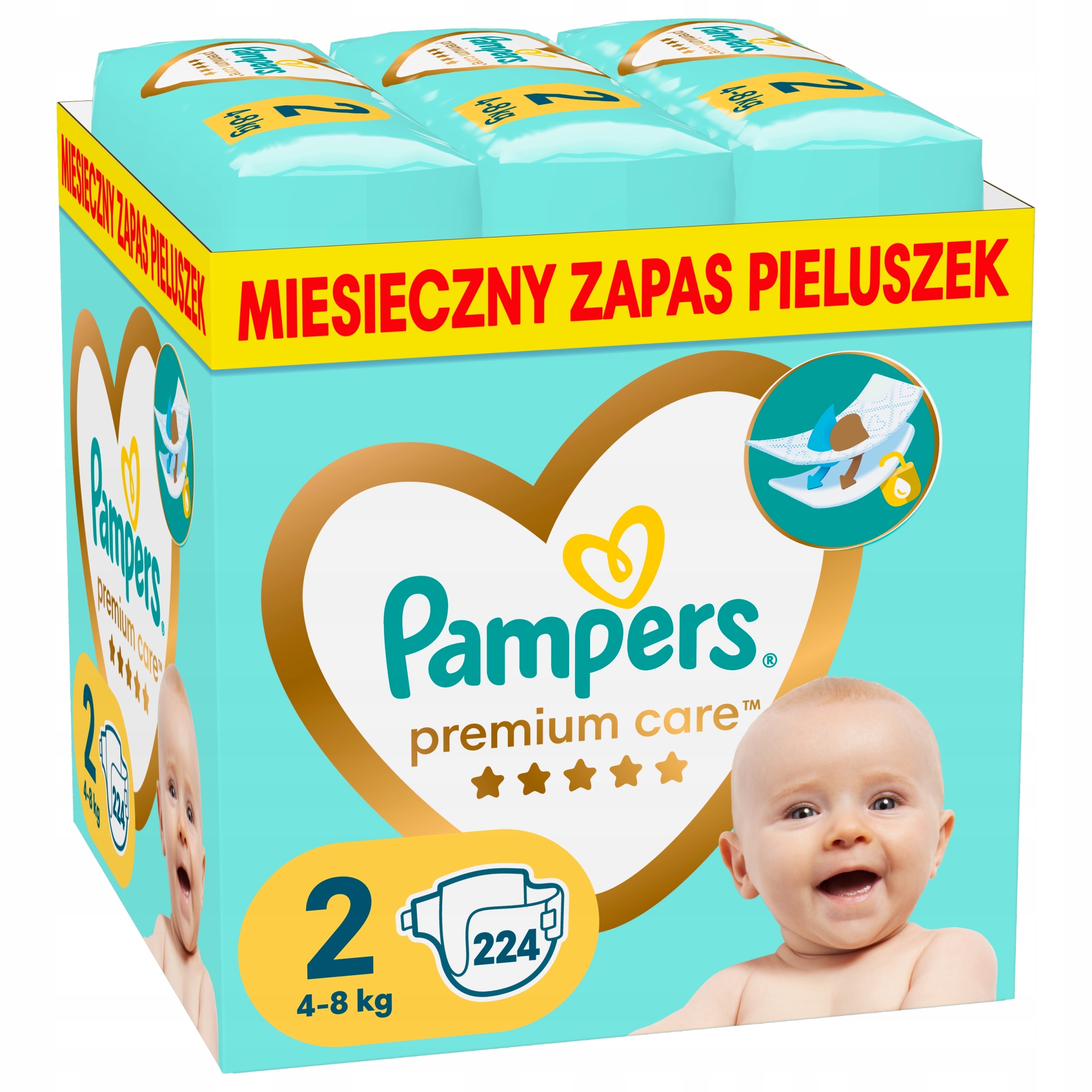 pampersy pampers premium 2