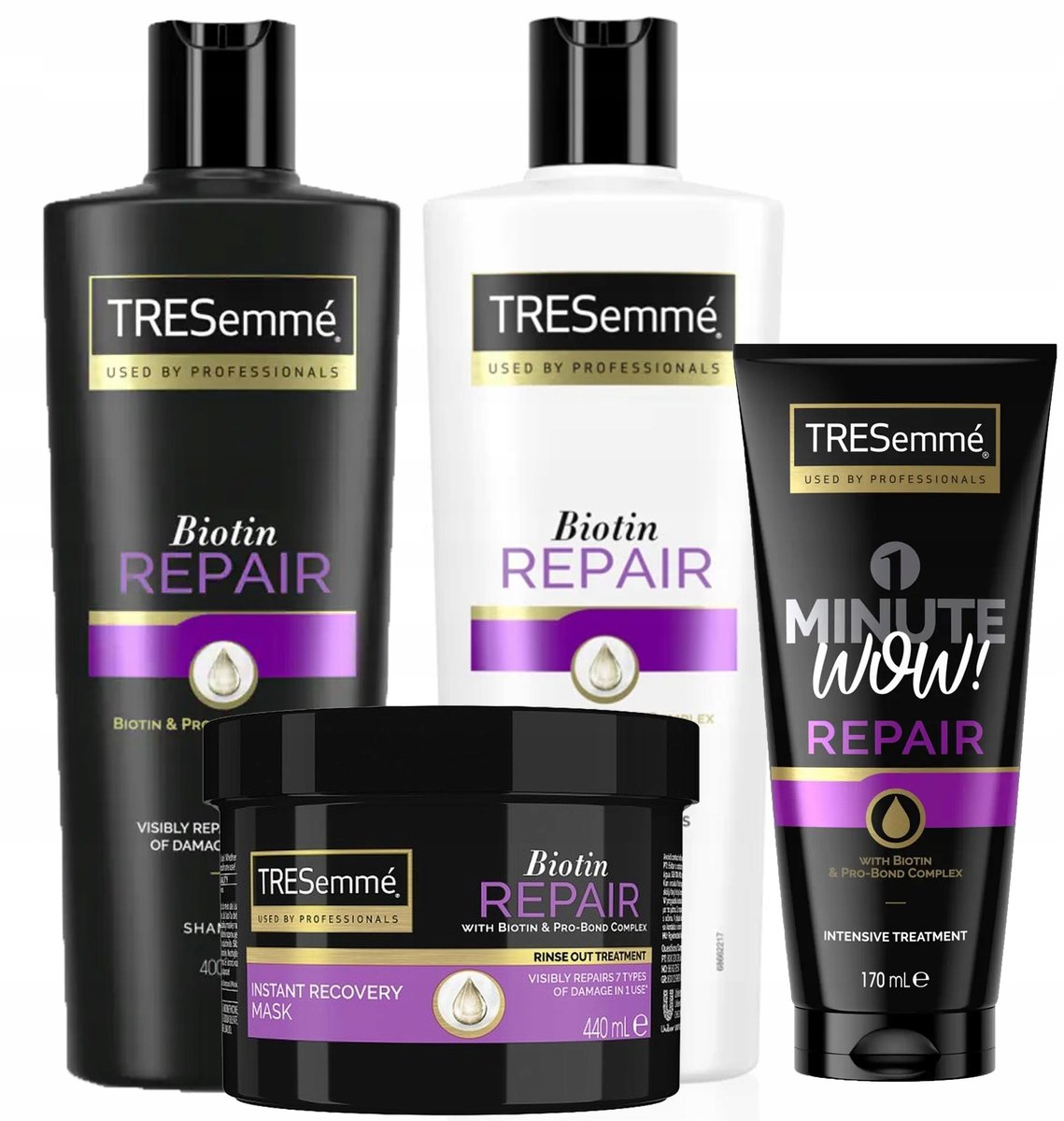 tresemme maska do włosów zniszczonych biotin+ repair 7