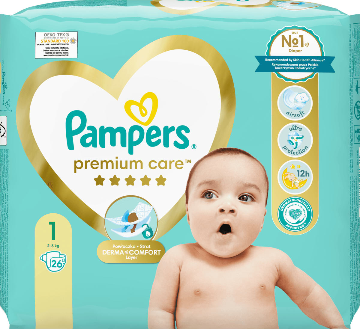 pampers premium care 2-5 kg cena