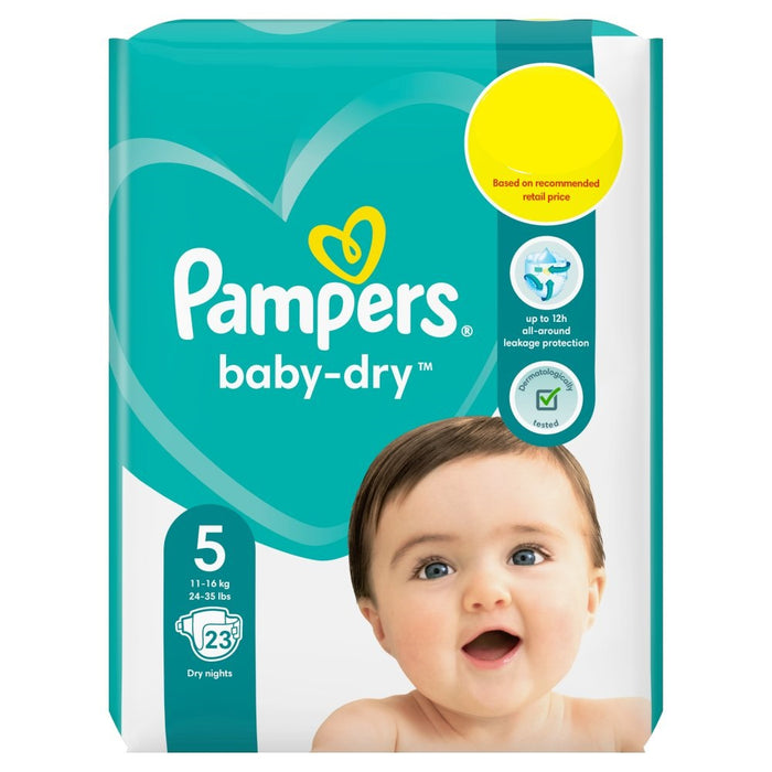 pampers 5 nappies