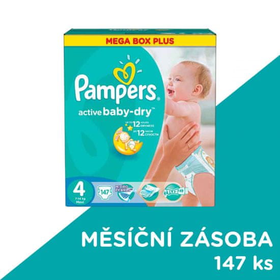 pampers 4 mega box 147