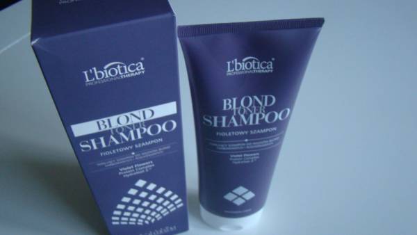 l biotica fioletowy szampon do włosów blond toner