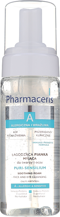 pharmaceris a puri sensilium delikatna pianka myjąca do twarzy