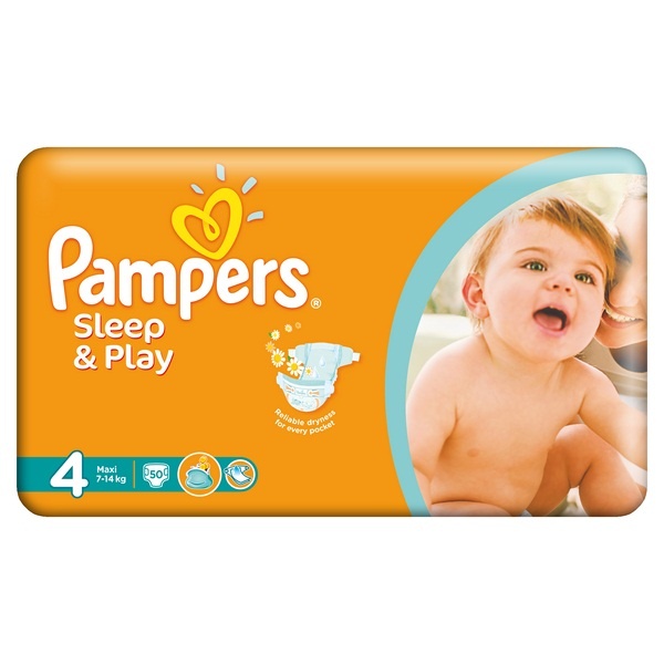 pampers sleep&play rozmiar 4 maxi 9-14 kg