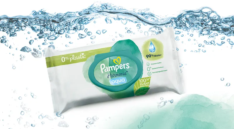 pampers z wodą