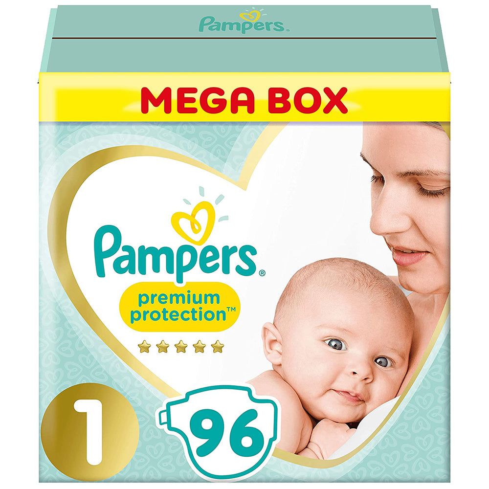 mega box pampers size 1