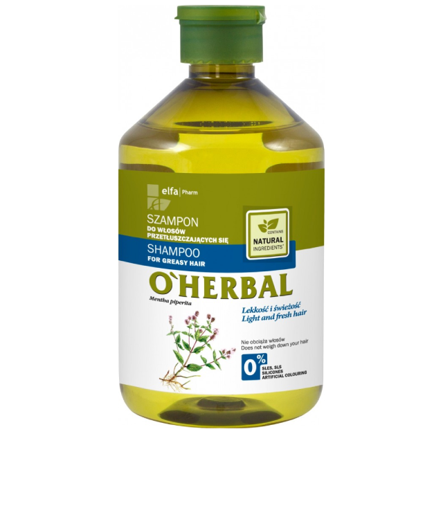 oherbal szampon objetosc