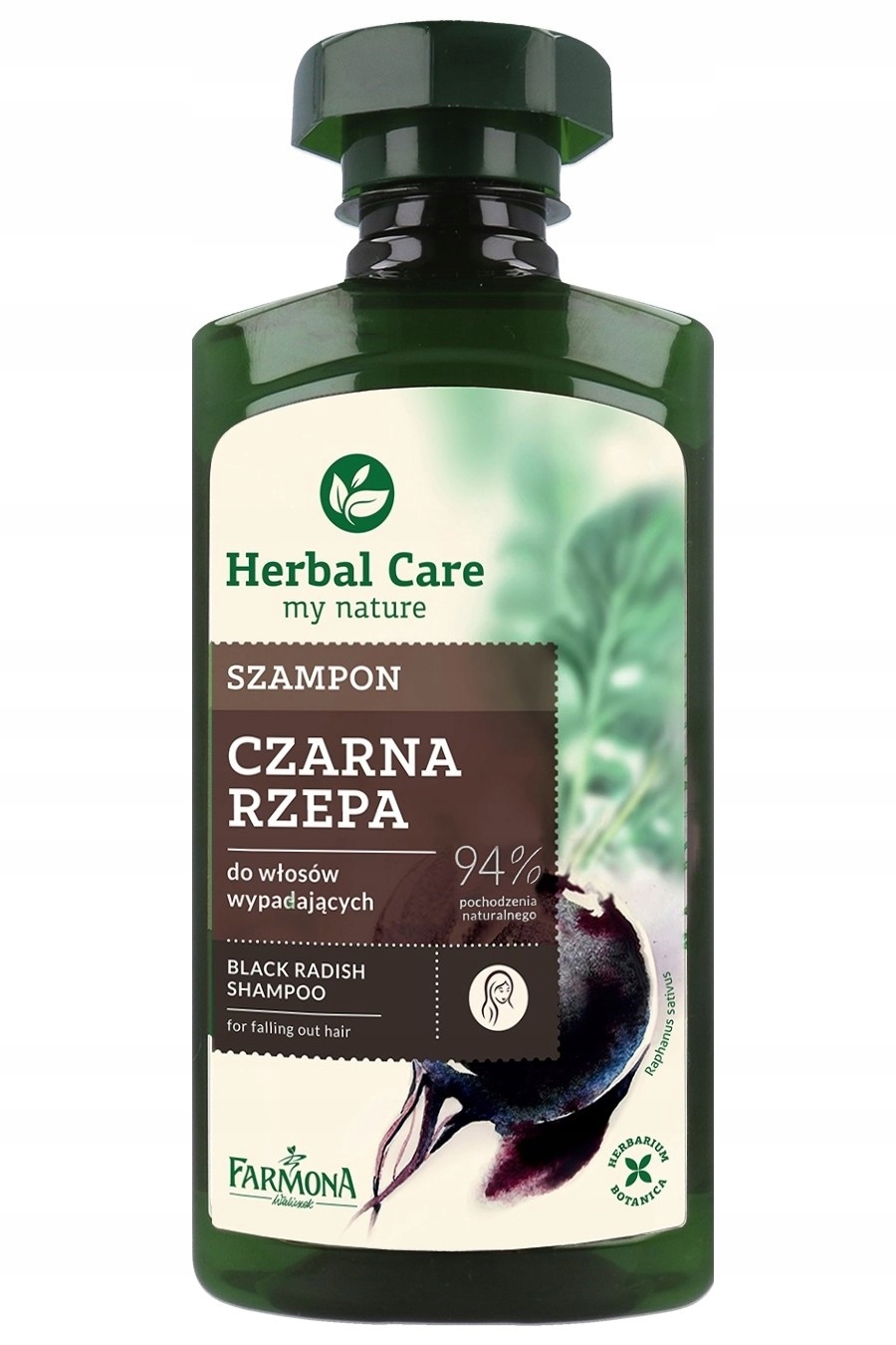 herbal care czarna rzepa szampon