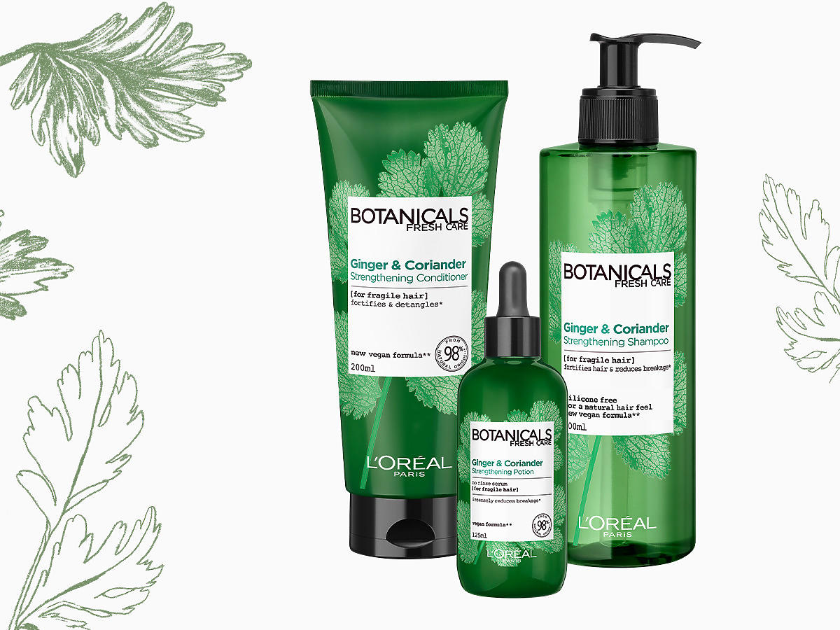 botanicals fresh care szampon i formuła pielęgnacyjna bez spłukiwania