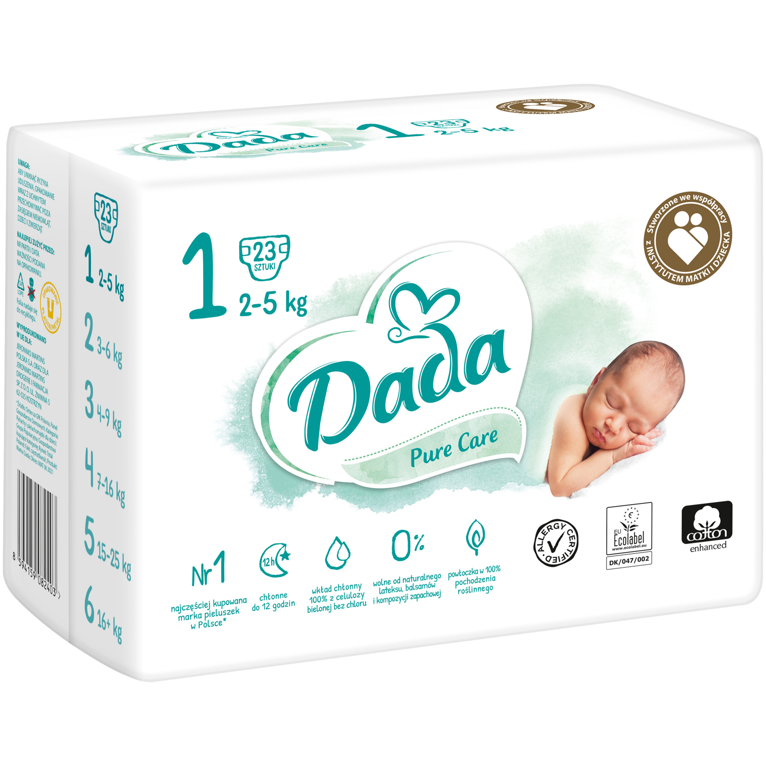 pieluchy dada newborn