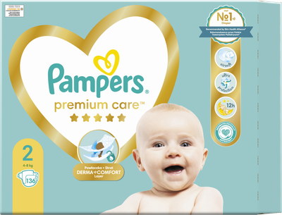 pampers premium care pieluchy rozmiar 5 136