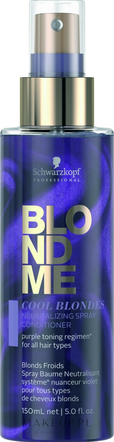 schwarzkopf blondme odżywka w sprayu do włosów zimny blond