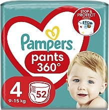 pampers pants pieluchomajtki 4 9-15 kg 52 szt