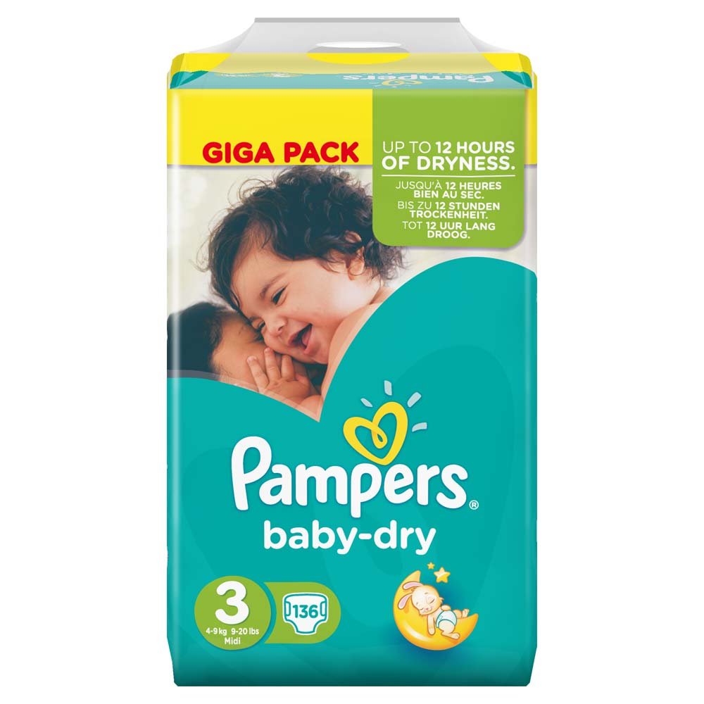 pampers 3 midi giga pack opakowanie 96