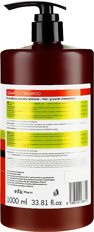 elfa pharm dr sante anti hair loss szampon 1000ml