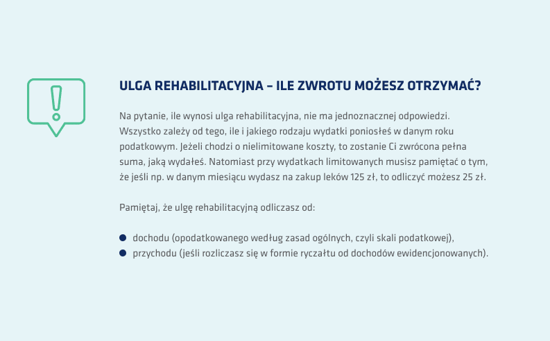 ulga rehabilitacyjna a pieluchy