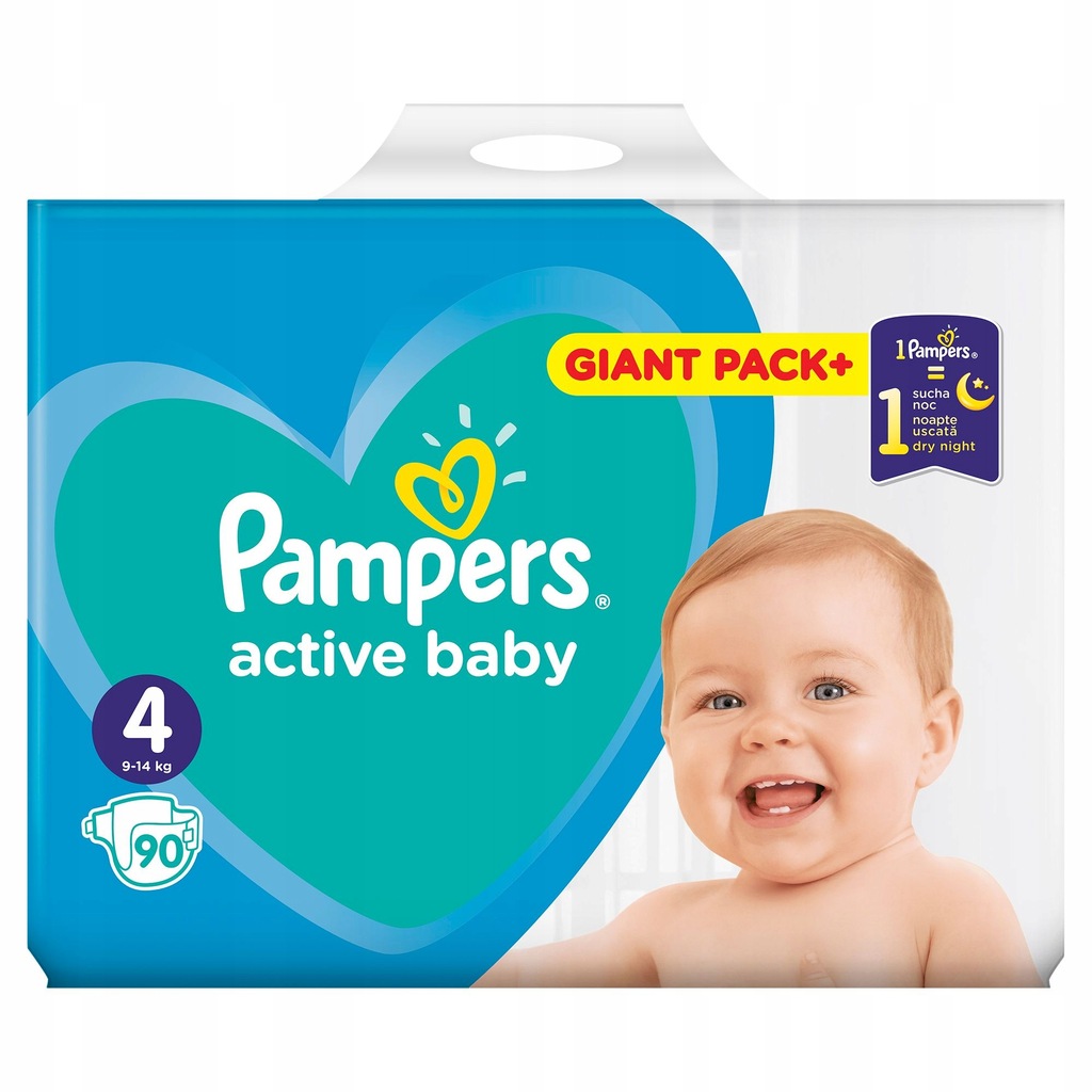 pampers giant pack 4 90 szt