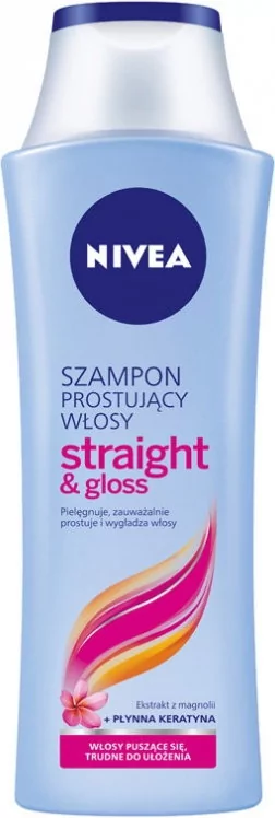 nivea straight & gloss szampon