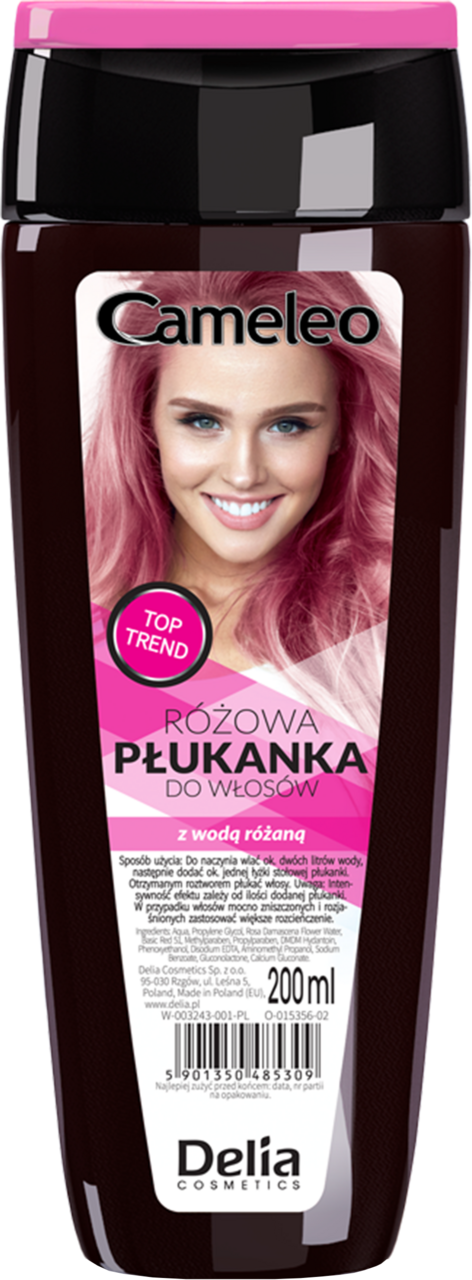 szampon do włosów z różową płukanką rossmann