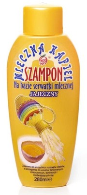 szampon na bazie serwatki mlecznej jajeczny