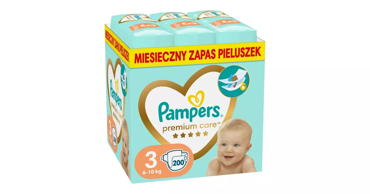 pampers 200 sztuk