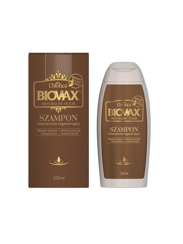 argan i 24k złoto szampon wygładzający biovax