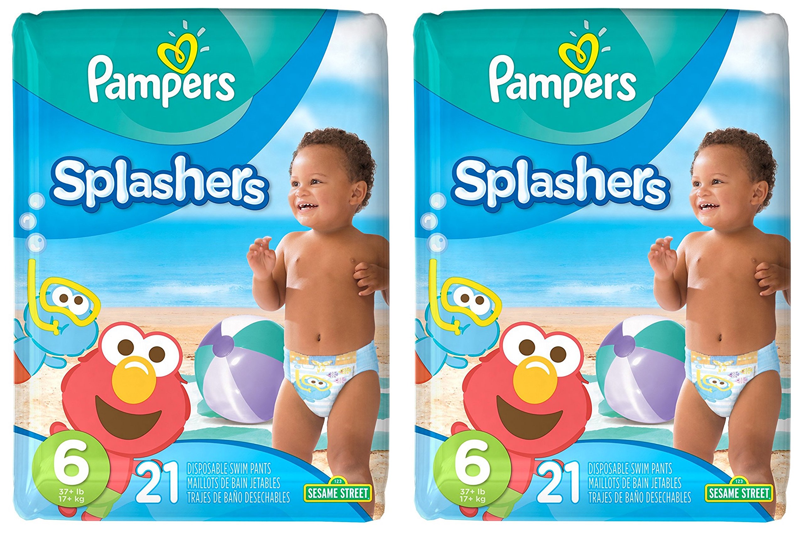 pampers splashers size 6