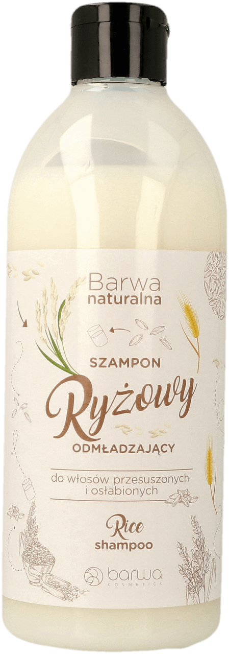 barwa naturalna szampon ryżowy