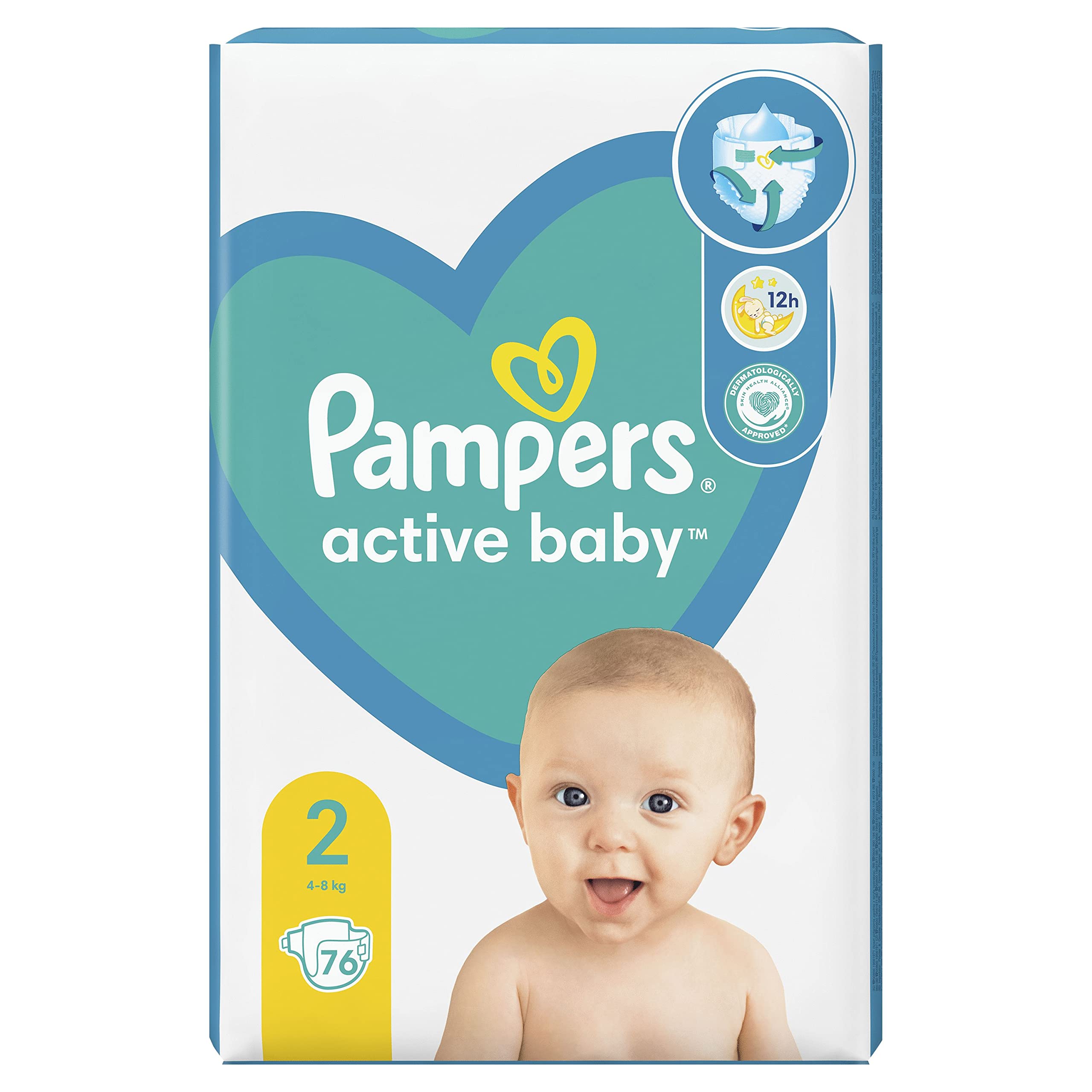 pieluszki pampers 2 mega pack 228