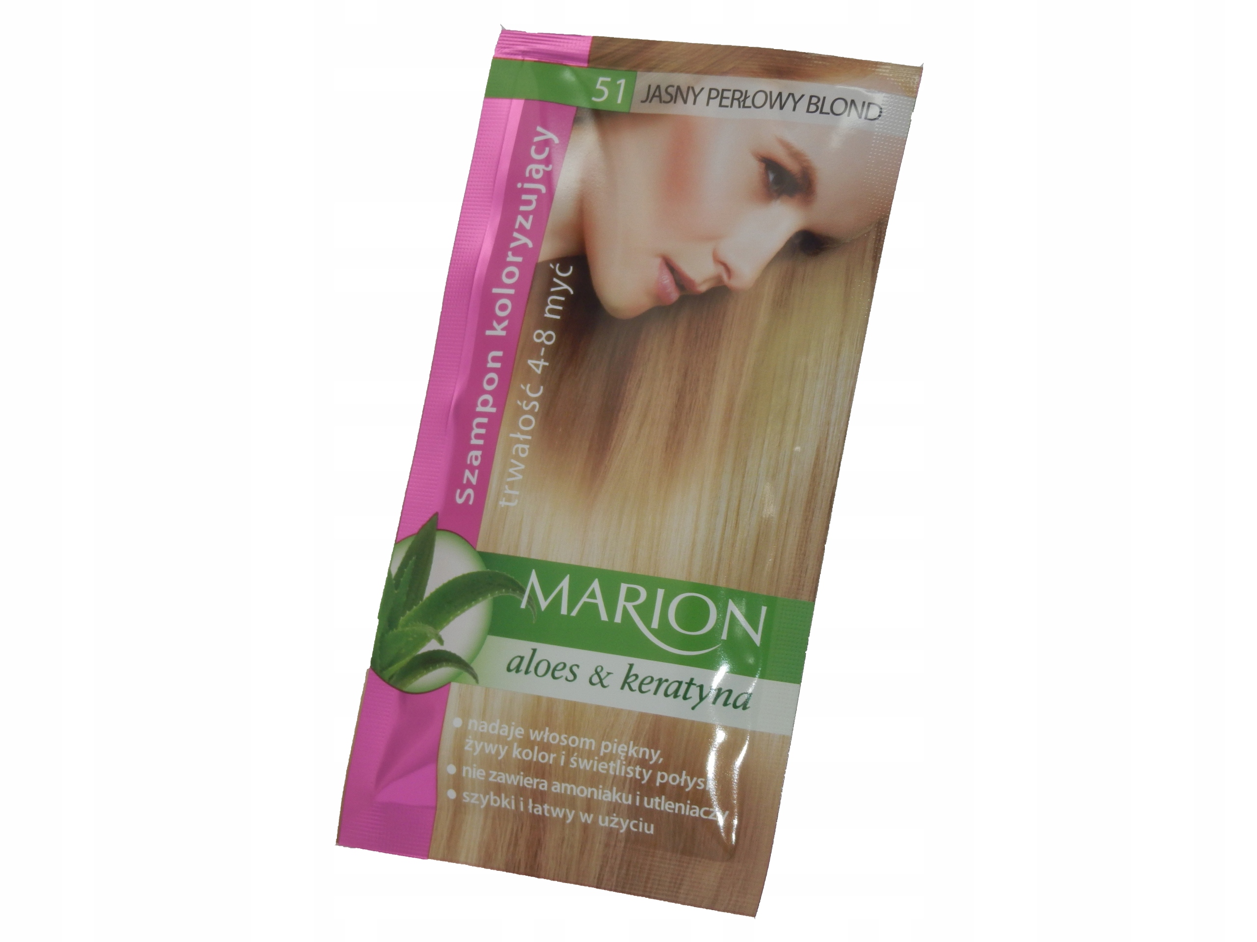 marion szampon koloryzujacy jasny perlowy blond