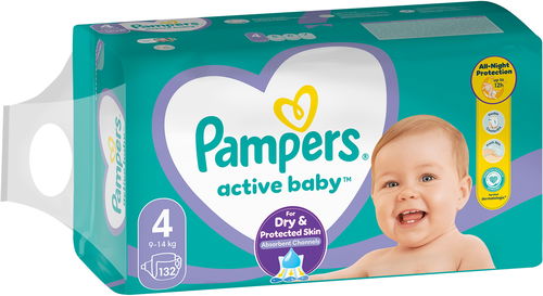 pampers actieve baby 4