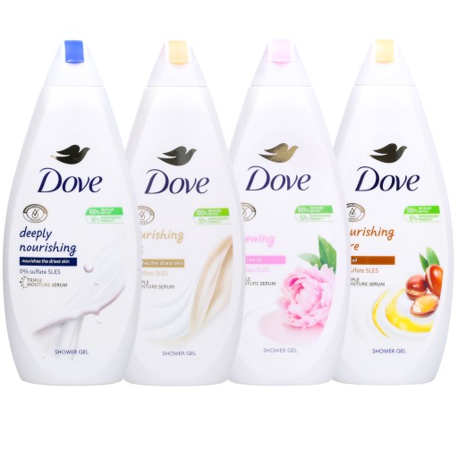 dove zestaw purely pampering balsam i żel pod pr