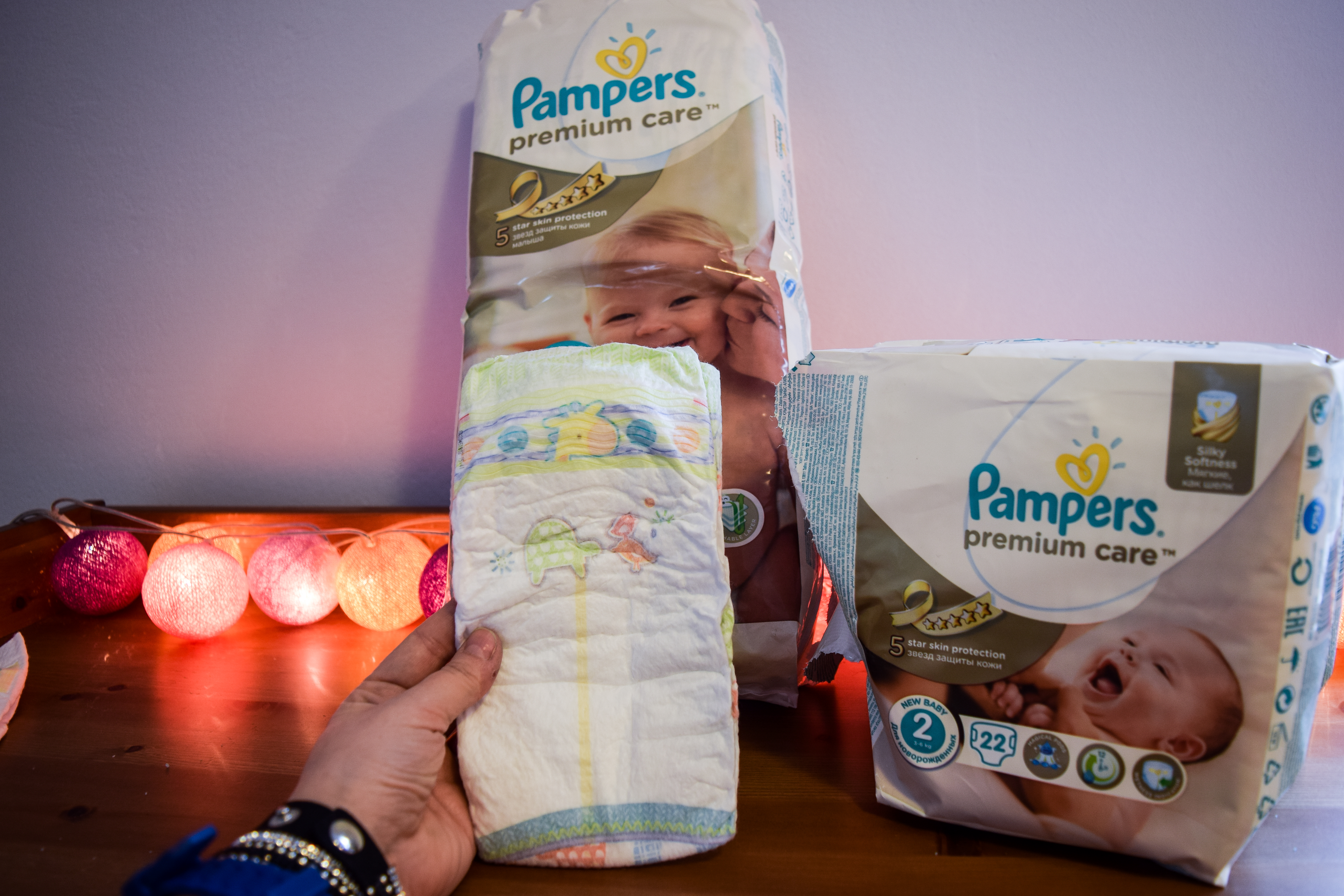 pampers zolty pasek