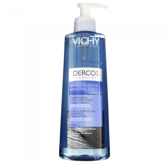 vichy dercos mineral soft szampon mineralny 400ml