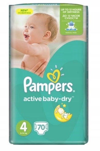 pampers perfumowane active baby dry