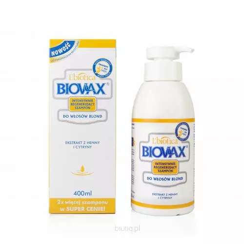 biovax szampon wlosy blond