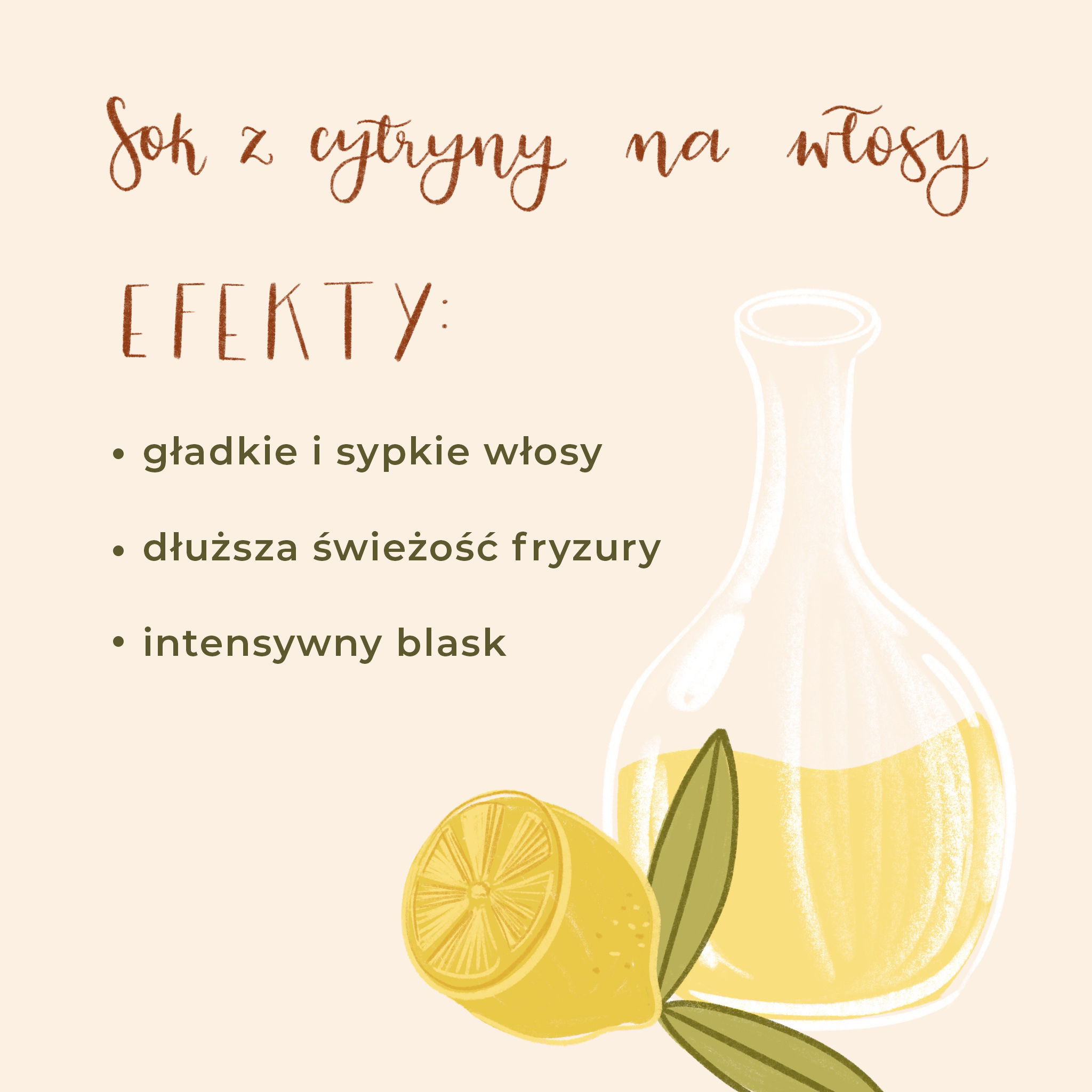 odżywka do włosów z żółtka i cytryny