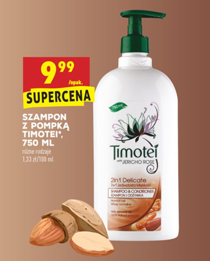 szampon timotei z pompką cena