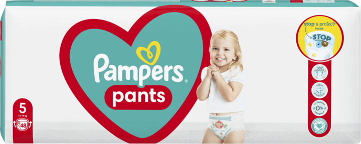 rossmann pampers pants pieluchomajtki rozmiar 5 junior 12-18kg 48 sztuki