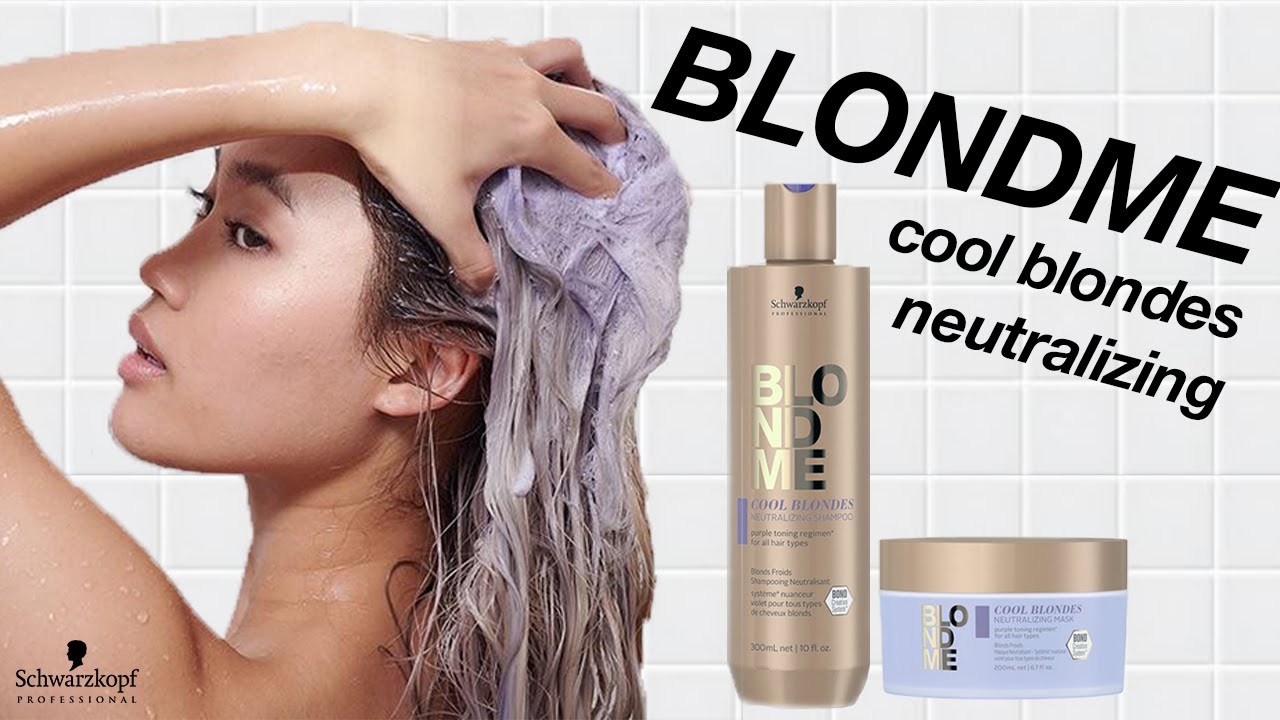 schwarzkopf blondme tone cool blondes szampon