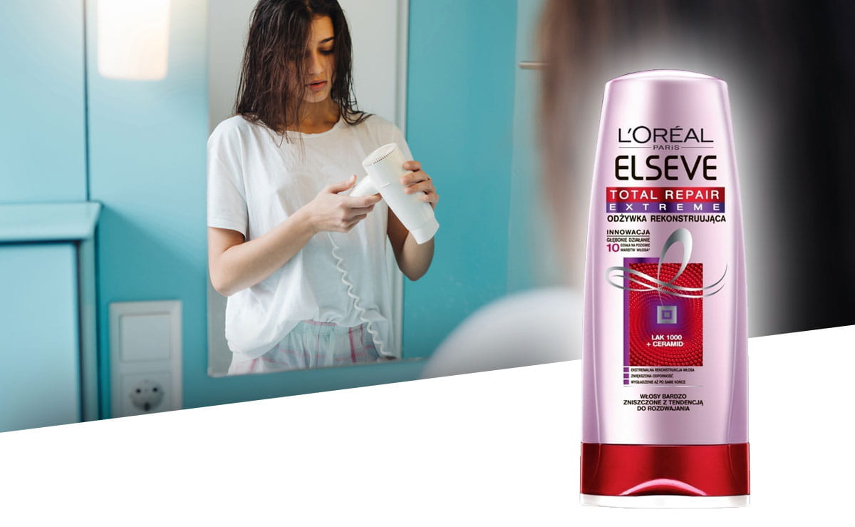 loréal paris elseve total repair extreme rekonstruująca odżywka do włosów