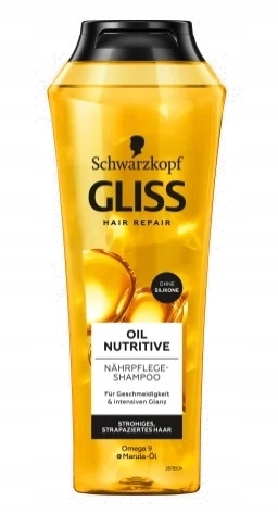 gliss kur hair repair szampon 250ml oil nutritive