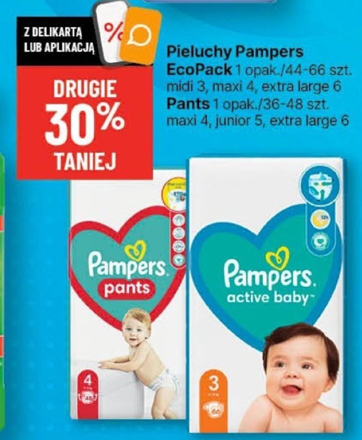 aktualne promocje na pieluchy pampers