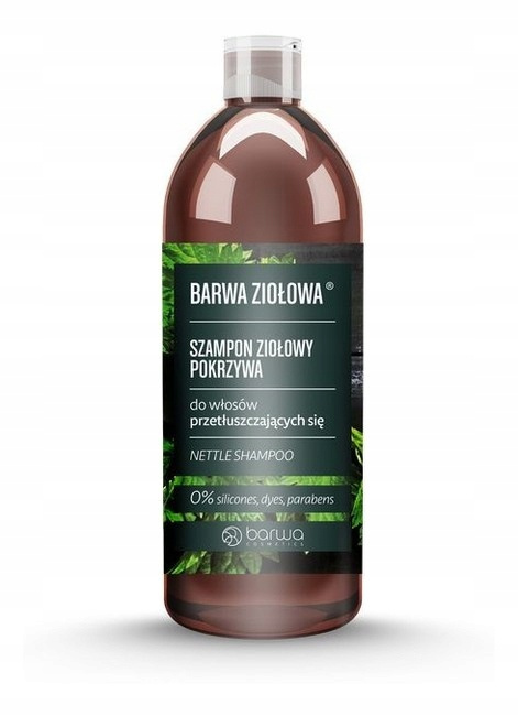 barwa ziołowa szampon pokrzywowy