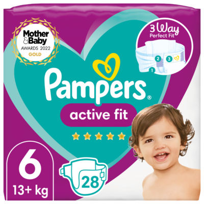 pampers super dry active fit