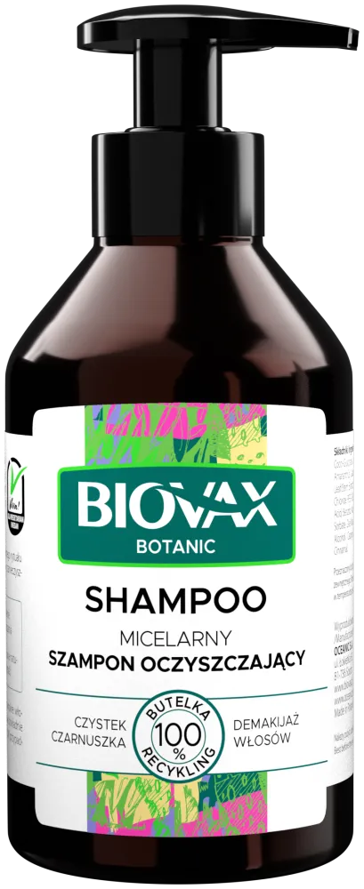 biovax botanic miceralny szampon do włosów